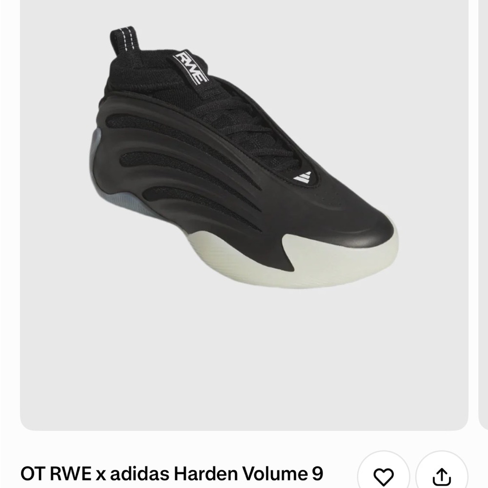 OT RWE x adidas Harden Volume 9 Size 12